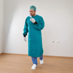 Reusable Protective Gown Cotton Canvas Integrated Protection