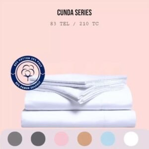 Cunda Series 83 Tel Sateen Stripe Bed Sheet – Cotton Poly