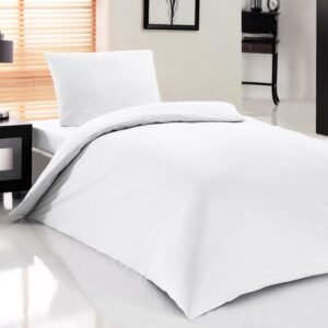 Single Duvet Cover 60 Tel Polycotton 160x220