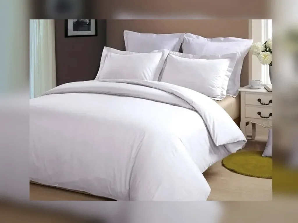 Pillowcase 83 TC Plain Sateen White 50x70 — Textile Project Supply