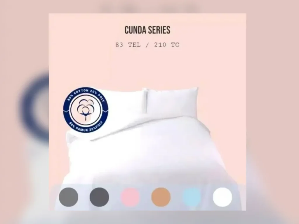 Cunda Collection 83 TC Plain Sateen Duvet Cover Set – 100% Cotton – Model 01 — Textile Project Supply