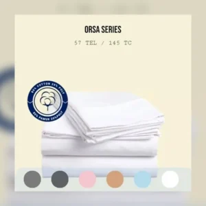 Orsa Collection 57 TC Bed Sheet – 80% Cotton 20% Poly