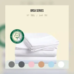 Orsa Collection Bed Sheet 57 TC – 100% Cotton