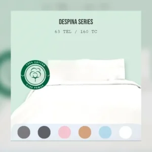 Despina Collection 63 TC Bed Sheet – 100% Cotton
