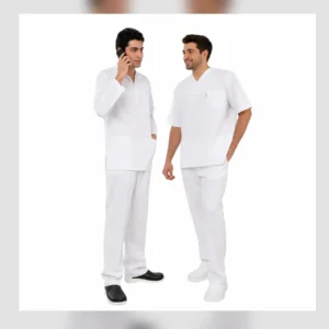 Men's Alpaca-Fabric Doctor Coat Set – Shawl Collar