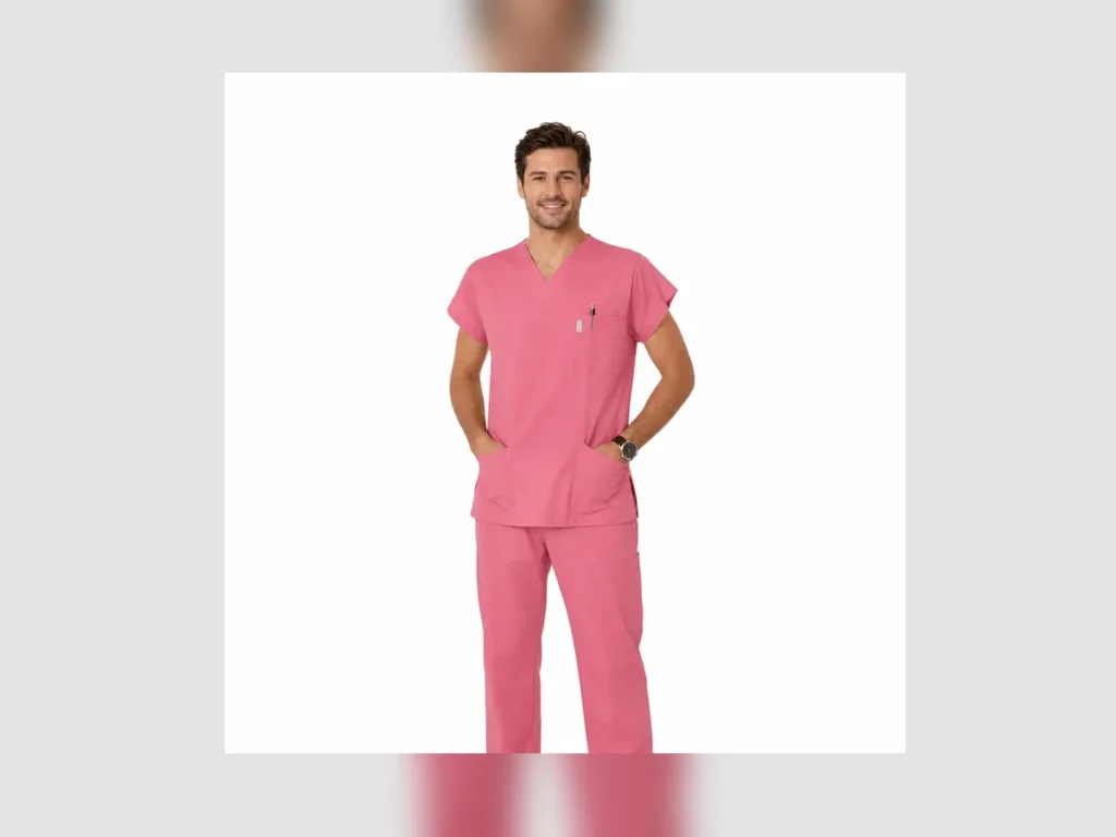 Batwing-Sleeve Surgical Uniform – Model 02 — Textile Project Supply