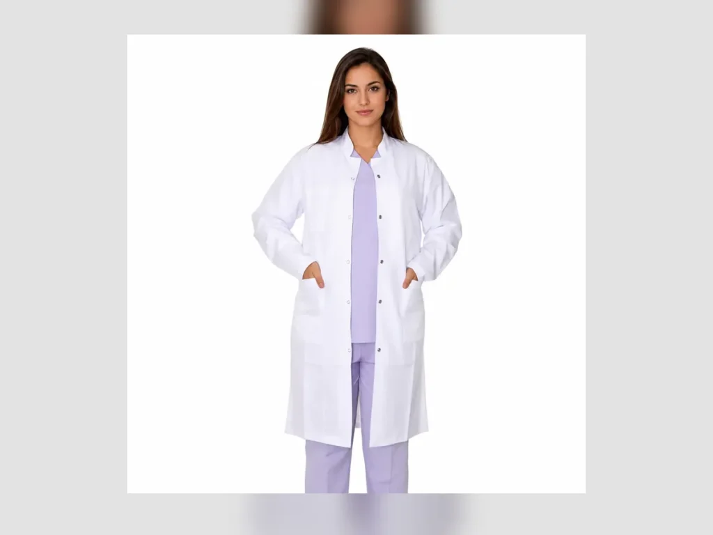 Women's Doctor Coat – Model 02 — Textile Project Supply