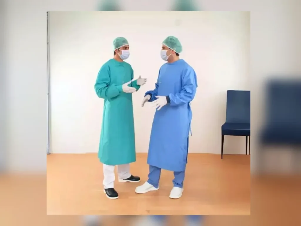 Reusable Antistatic Surgical Shirt – Model 01 — Textile Project Supply