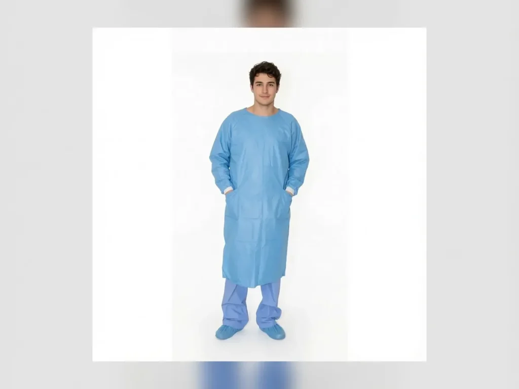 Patterned Snap-Fastener Patient Gown — Textile Project Supply
