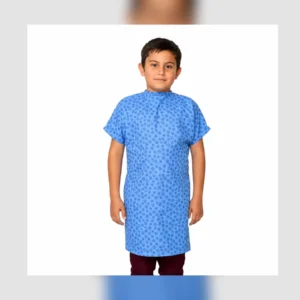 Patterned Children’s Patient Gown – Model 02