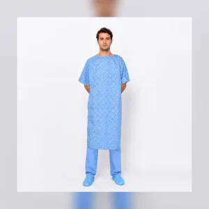 Patterned Adult Patient Gown