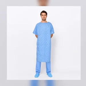 Patterned Adult Patient Gown