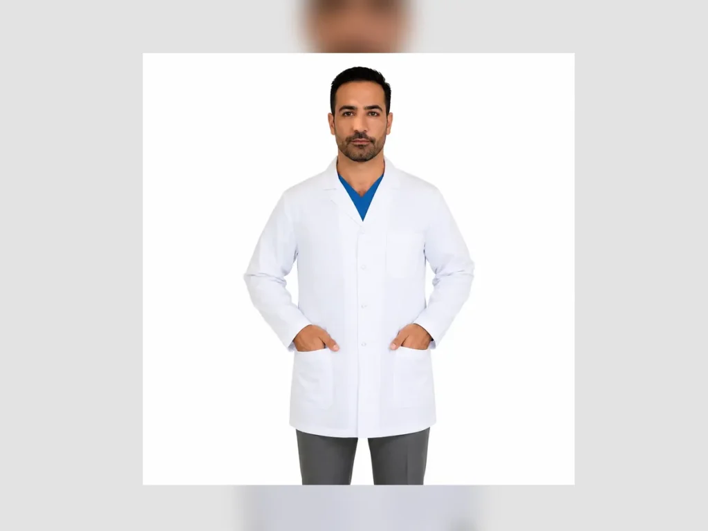 Men's Doctor Coat – Model 03 — Textile Project Supply