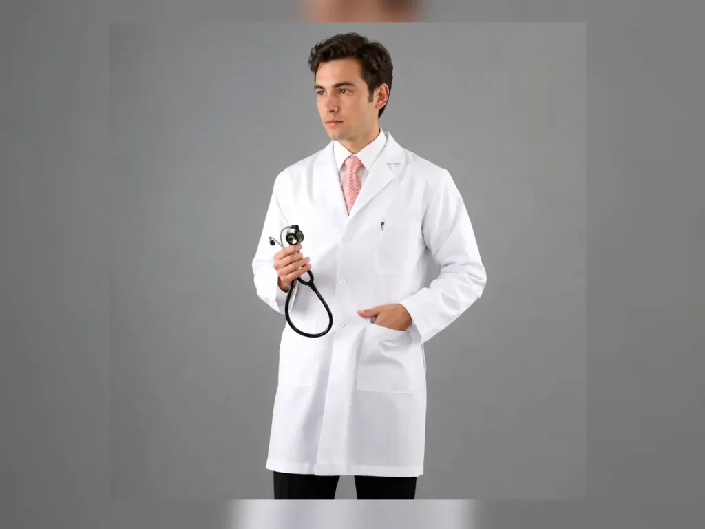 Men's Doctor Coat – Model 04 — Textile Project Supply
