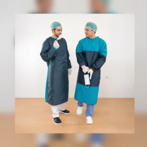 Linen Surgical Gown with Partial Reinforcement