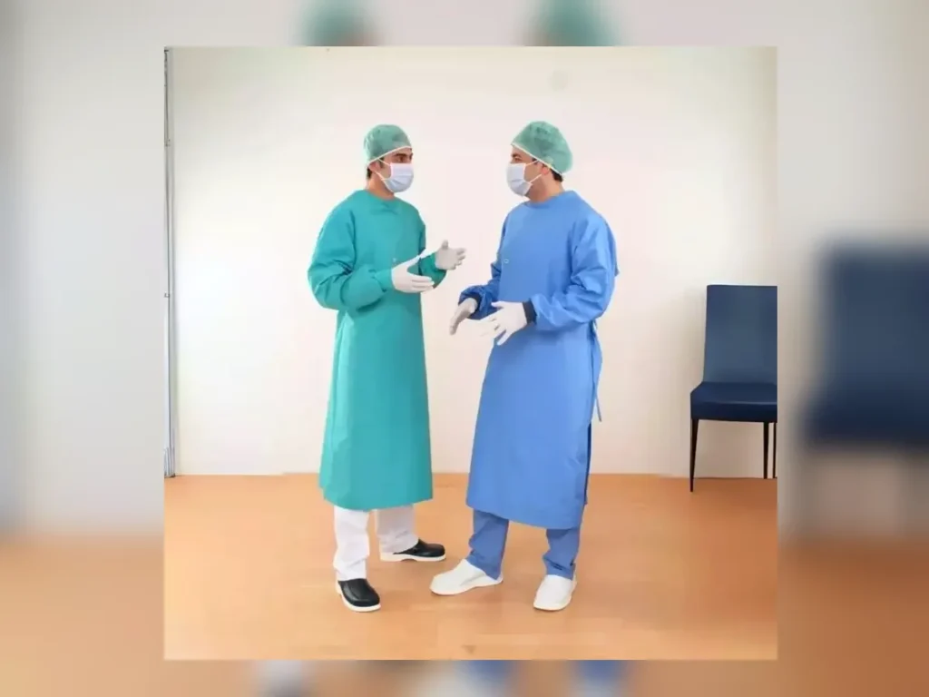 Reusable Antistatic Surgical Shirt – Model 01 — Textile Project Supply