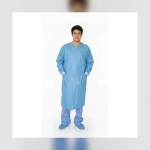 Patterned Snap-Fastener Patient Gown