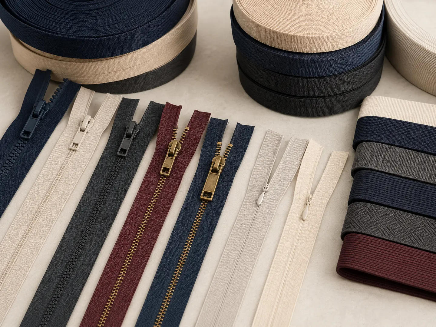 Zippers & Elastics